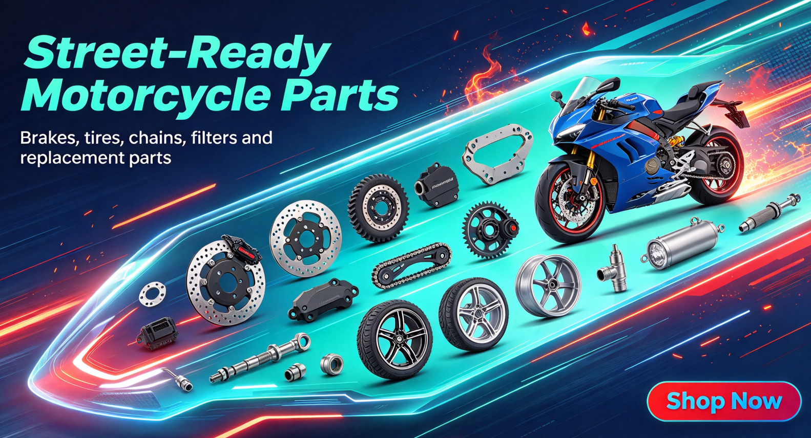 Best Value Motorcycle Parts Online for Everyday Riders and Mechanics | Discount Aftermarket and OEM Parts for Honda Yamaha Kawasaki Suzuki Harley - Featured Banner